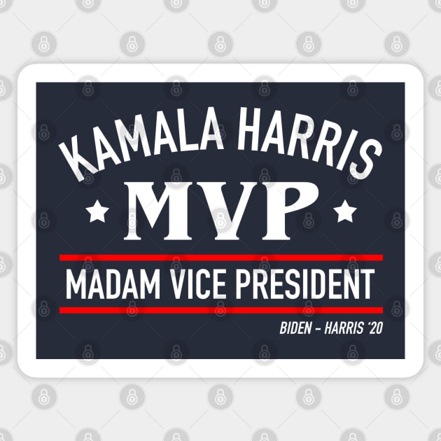 Kamala Harris MVP Biden Harris 20 Sticker by teecloud